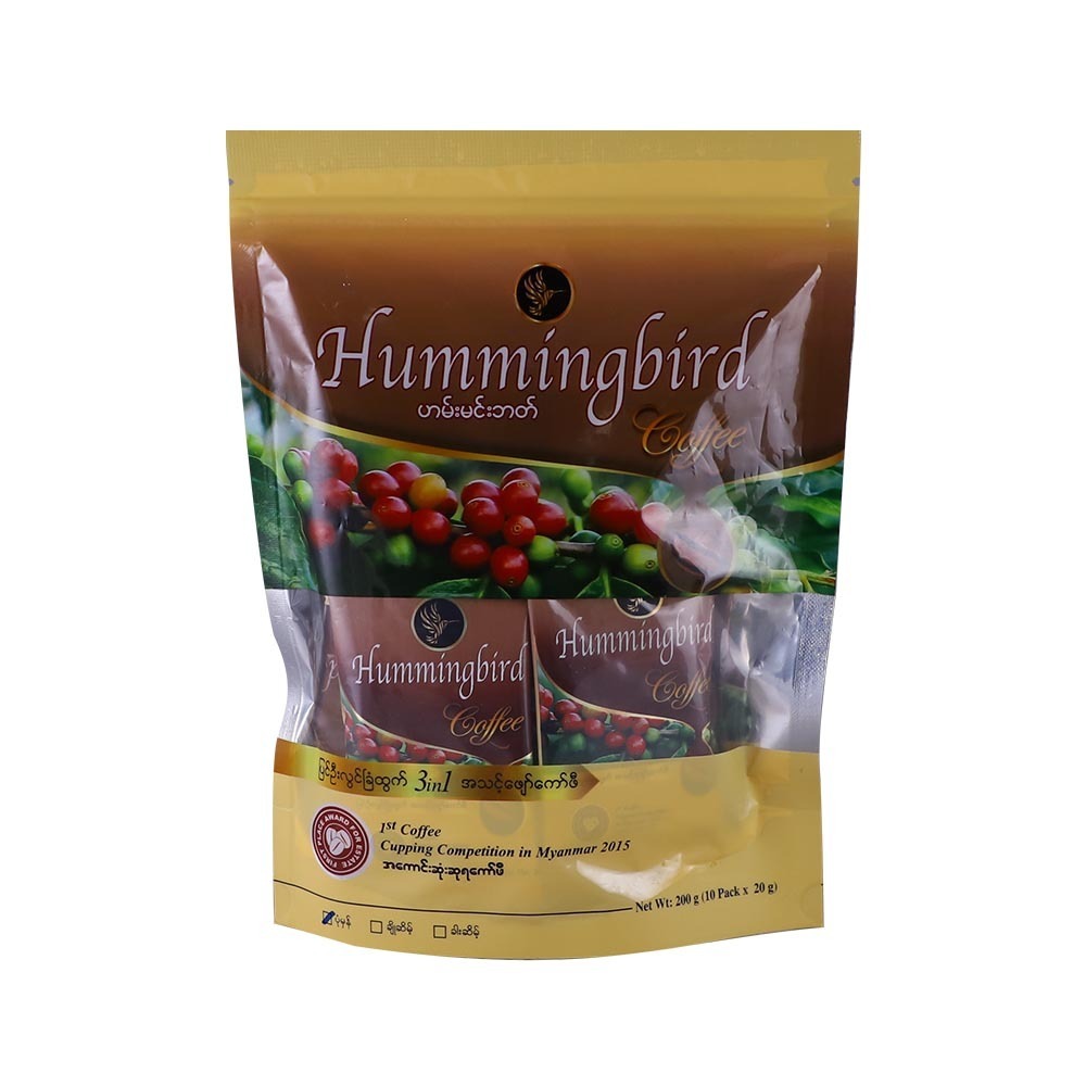 Hummingbird 3 in 1 Instant Coffee 200G 10PCS (Pon Hman)