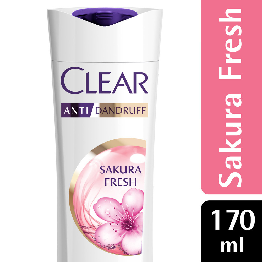 Clear Shampoo Anti-Dandruff Nourishing Sakura Fresh 170ML