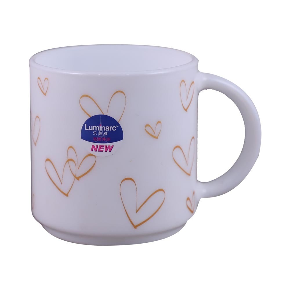 Luminarc Tempered Opal Everyday Heart Mug 340ML