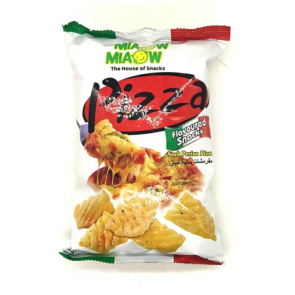 Miaow Miaow Snek Perisa Pizza Snacks 60G