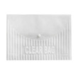 Beauty House A4 Clear Button File Bag 1PC Random