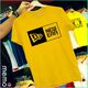 memo ygn new era  unisex Printing T-shirt DTF Quality sticker Printing-Yellow (XL)