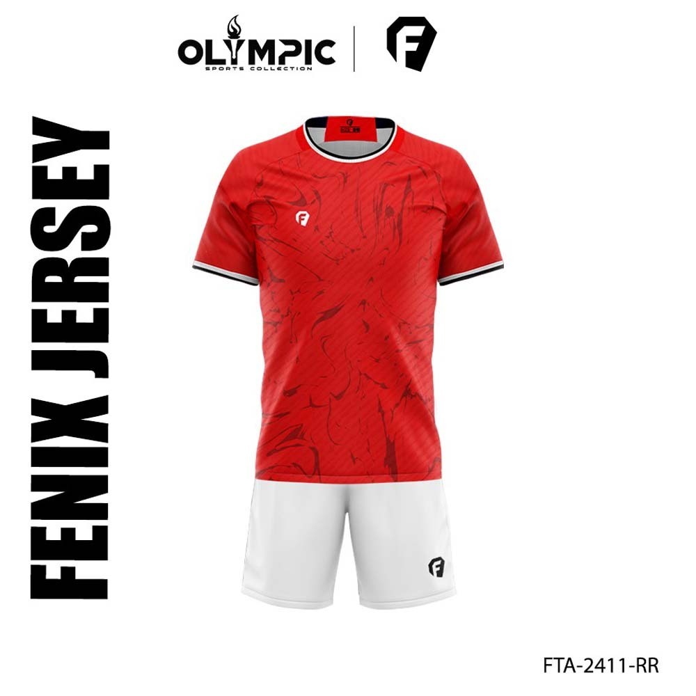 Fit Fenix Jerseys FTA-2411-RR Red (XL)