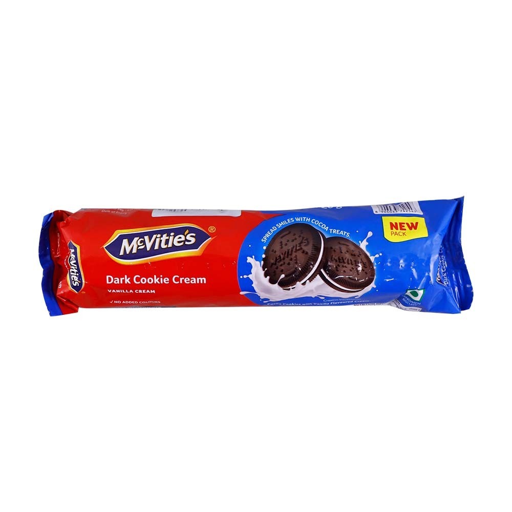 Mcvitie`S Dark Cookie Vanilla Cream 120G