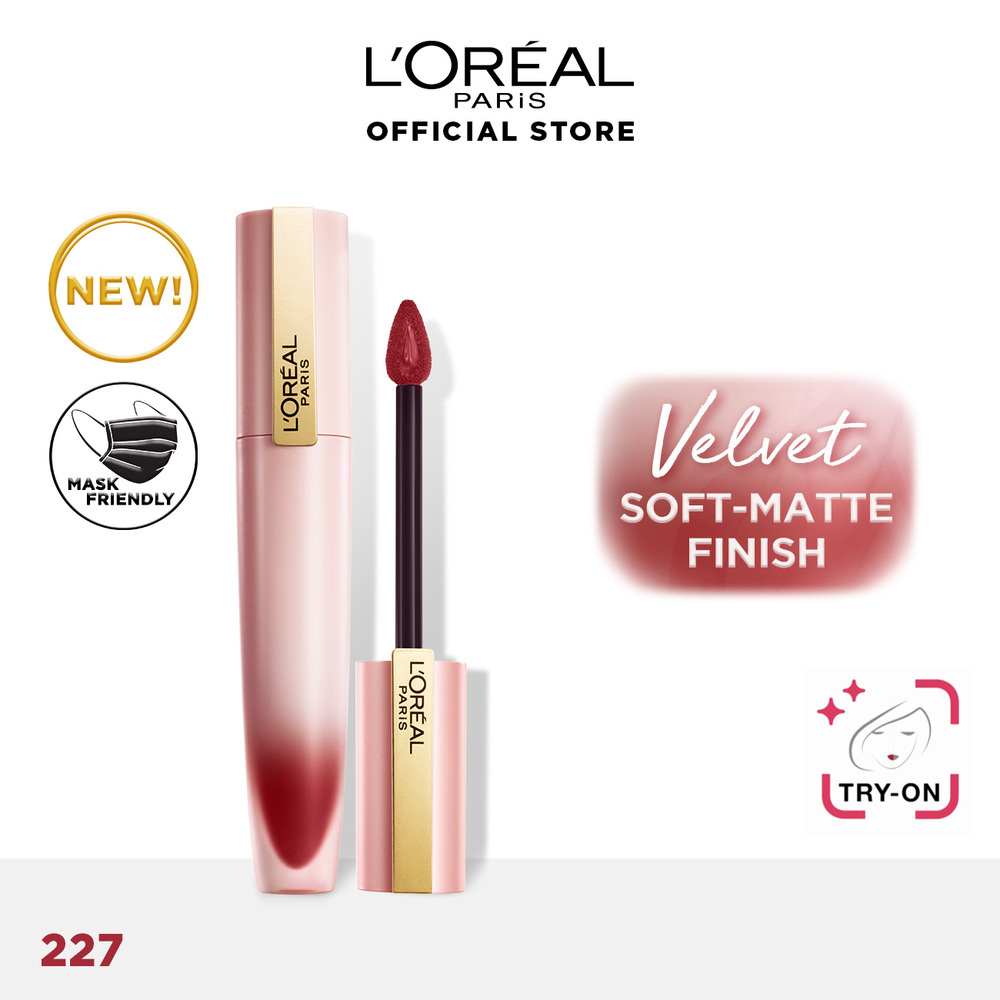 Loreal Chiffon Signature Matte Ink Liquid Lipstick 7ML (227 Let Go)