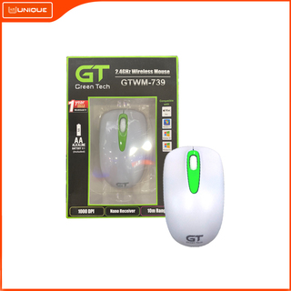 GTWM-739 Wireless Mouse L102 X W60 X H39MM (Black) 082015