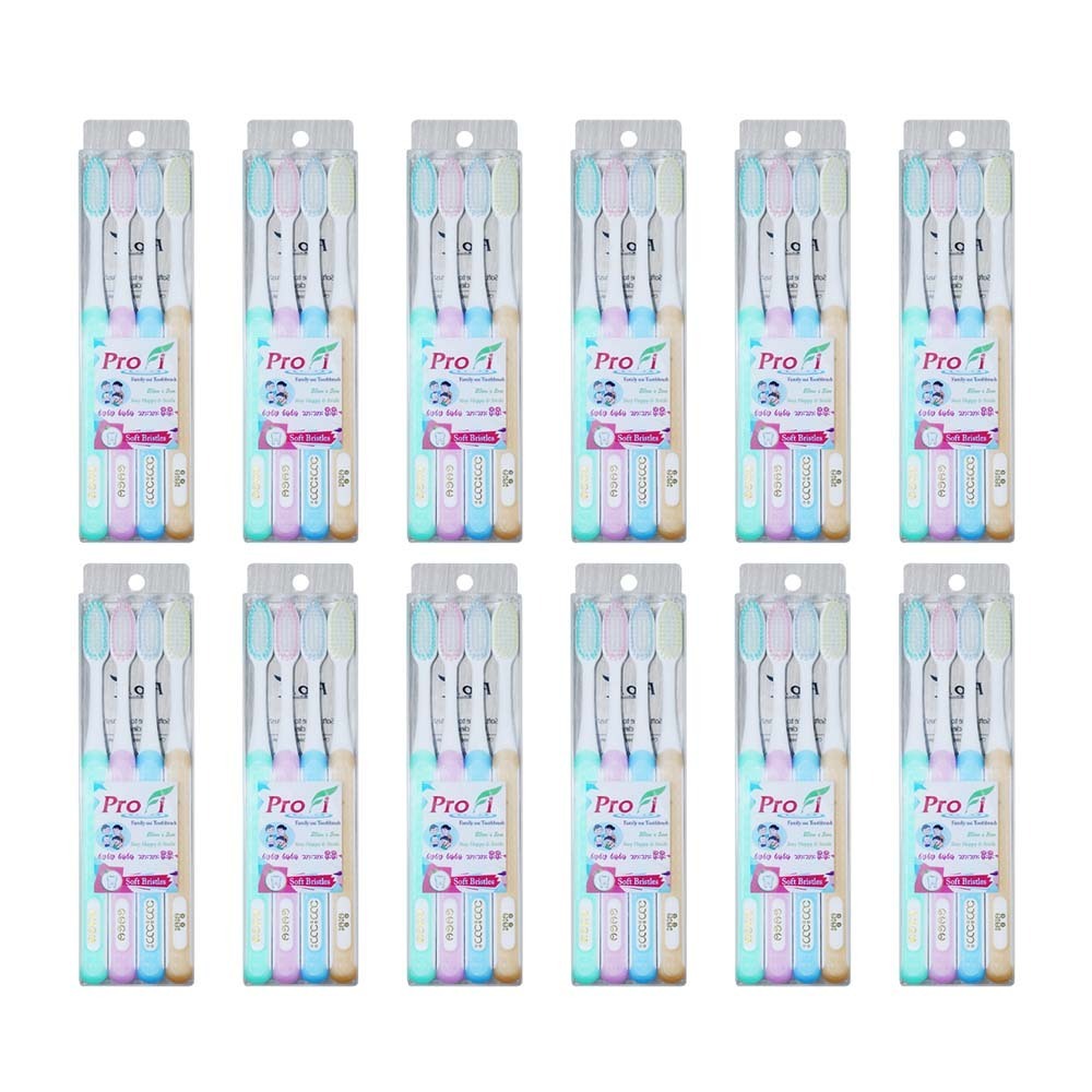 Pro Fi Toothbrush Family Series L-05 (12PCS)