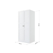 Winner Voque Wardrobe (2 Door) White