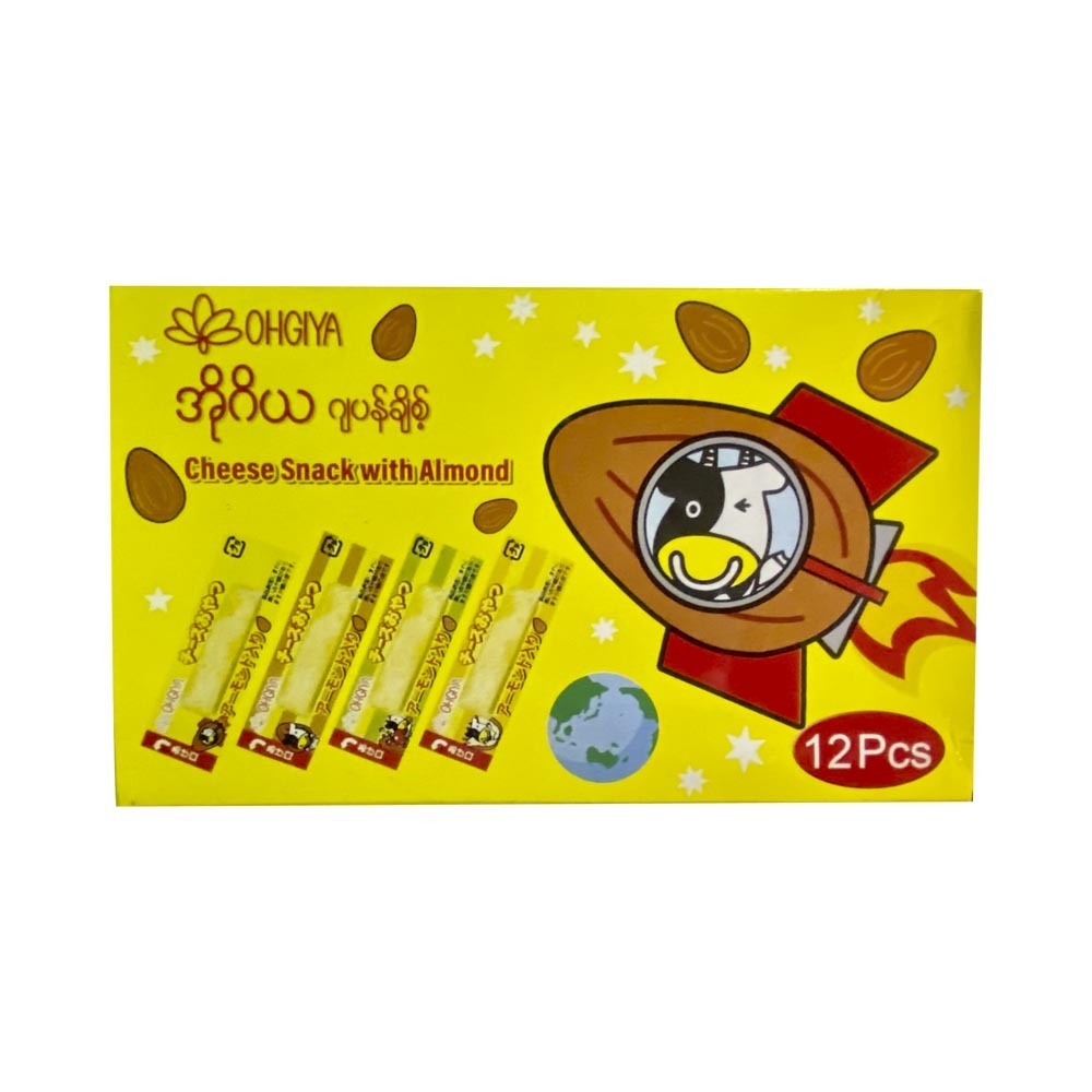 Ohgiya Cheese Snack With Almond 12PCS