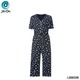 The Ori Women Jumpsuit Black Florial LBB028 (Small)