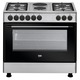 Beko 4 Gas + 2 Electric Hotplate , Electric Oven (GE12121DX)