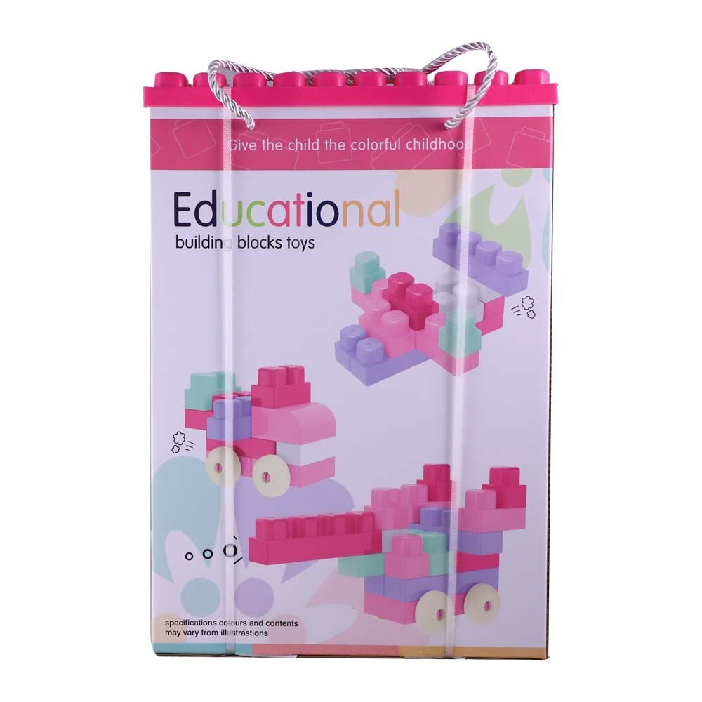 Sl Building Blocks Toys 120PCS No.66102-3 (Pink)
