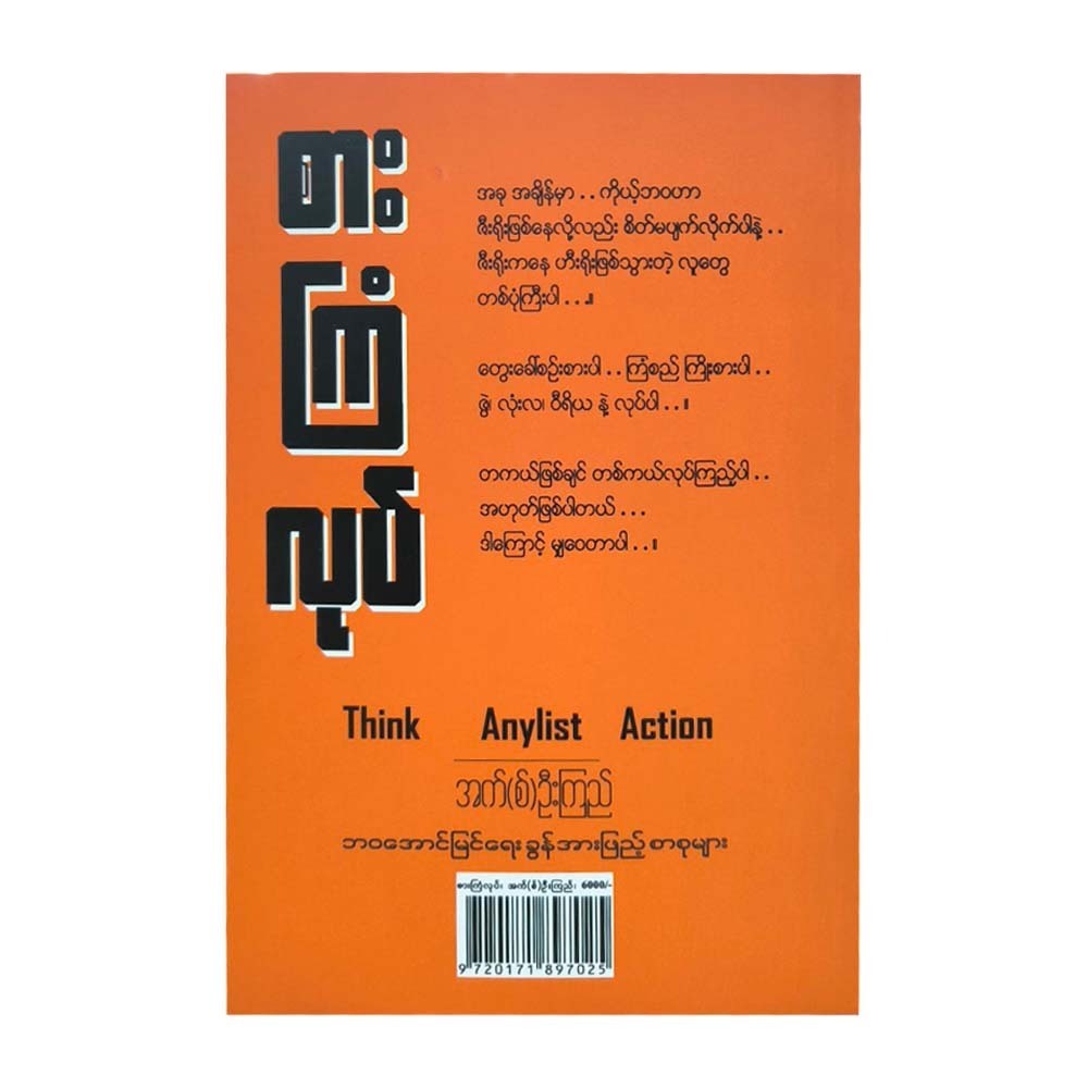 Think Anylist Action (S U Kyi)