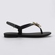 Grendha Petalas Sand Ad Sandal (No-6) Black
 119108BI08206