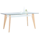 Index Brighton Dining Table Glass 160CM NT