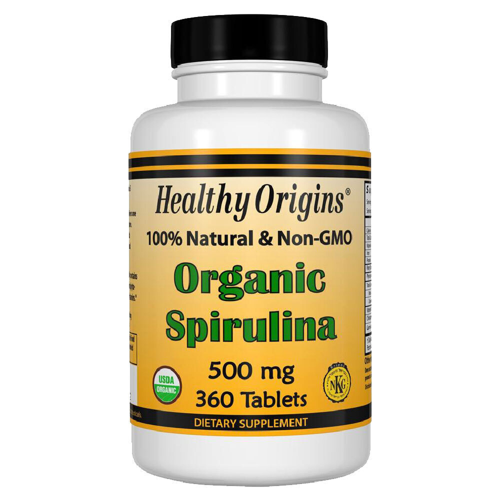 Organic Spirulina (500 Mg, 360 Tablets) HO00021