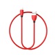 X27 Excellent Charge Charging Data Cable For Lightning/Red