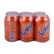 Sunkist Sparkling Orange Carbonated Soft Drink 330MLx6PCS