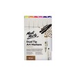 MM Dual Tip Alcohol Art Markers 12PCS