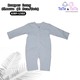 Te Te & Ta Ta Long Romper Short Sleeves Blue 9-12 Months (3Pcs/1Set) KRP-L102