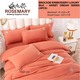 Rosemary Brocade Double Bedsheet Set SD-10 Orange