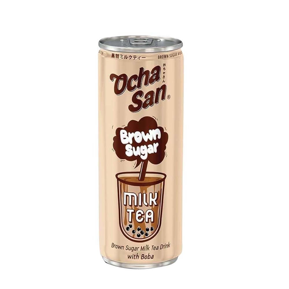 Ocha San Brown Sugar Iced Milk Tea With Boba Pearls 230ML