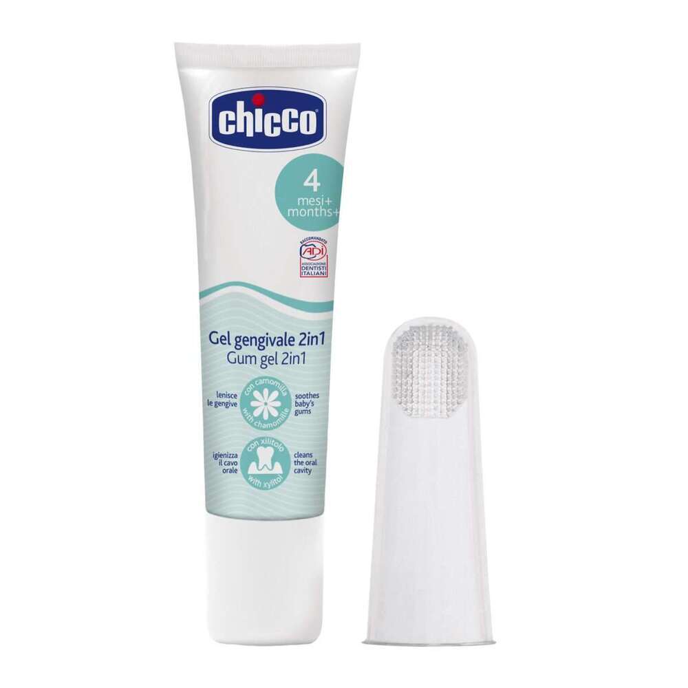 Chicco Gum Gel & Figer Toothbrush 30ML (4M+)