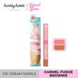 Hearty Heart Ice Cream Matte Lipstick & Lip Cream (Carmel Fudge Brownie)