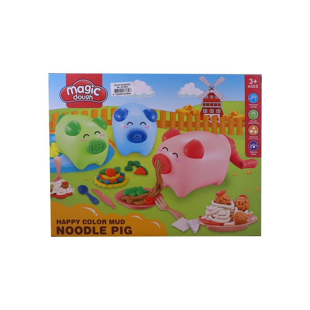 3S Doh Noodle Pig Set No.8624