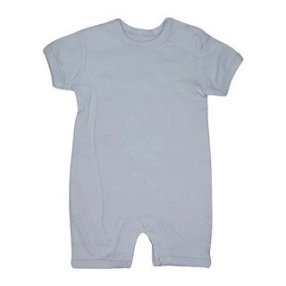 Te Te & Ta Ta Short Romper Short Sleeves Blue 3-6 Months (2Pcs/1Set) KRP-S102