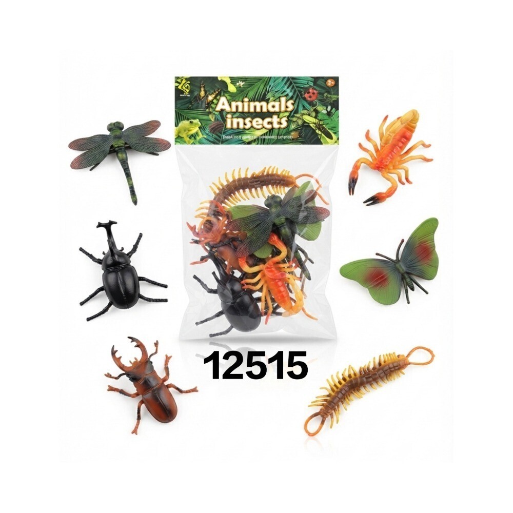 Baby Cele Animals Insects Toy 6PCS 12515