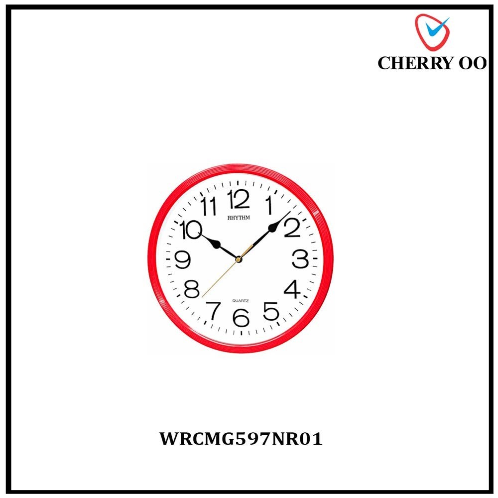 Rhythm Wall Clock WRCMG597NR01_Cherry Oo