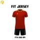 Olympic Fit Jersey FTA-2612-Red Medium