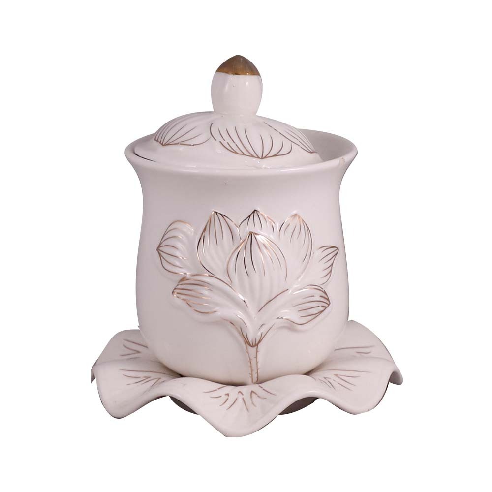 Amly Water Cup 1PCS With Kalap (Lotus Design)