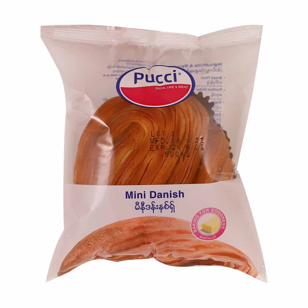 Pucci Mini Danish Bread 65G