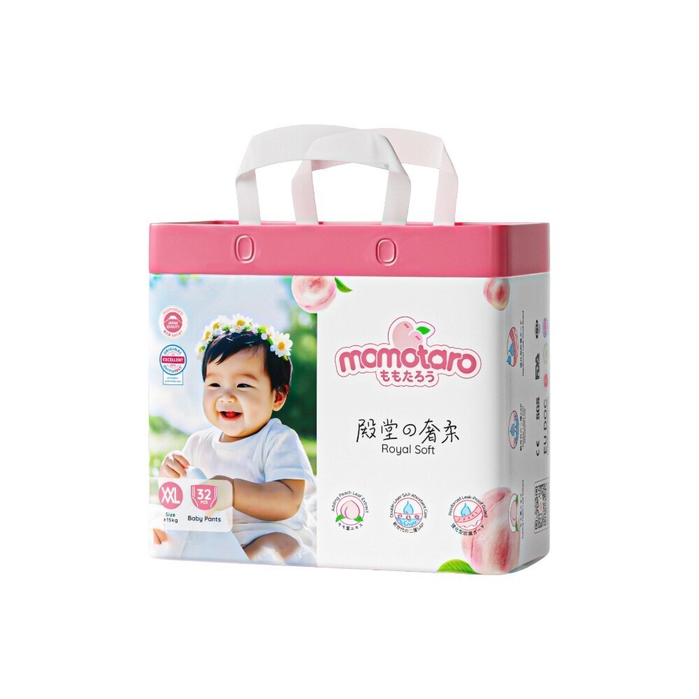 Momotaro Royal Soft Baby Diaper Pant (2XL) 32PCS