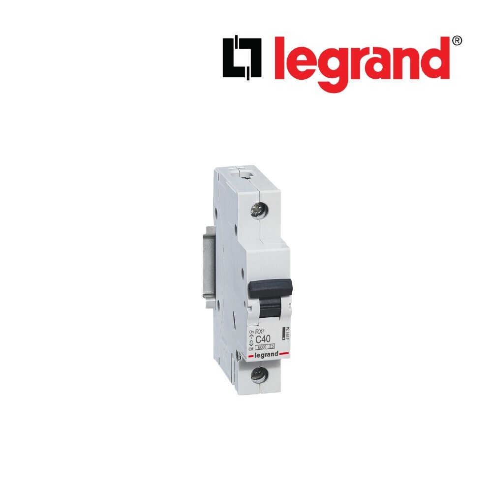 Legrand LG-RX3-MCB-1P-C40 6000A (419844) Breaker (LG-05-402317/419844)