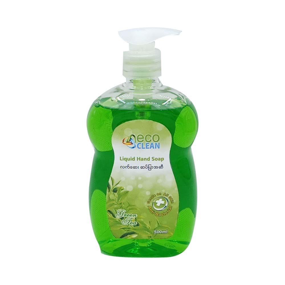 Eco Clean Hand Wash With Pump (Green Tea) 500ML