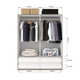 Winner Viko Sliding Wardrobe (160CM) White/Silver