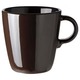 Ikea Färgklar Mug, Glossy Brown, 37 Cl Glossy 804.854.42