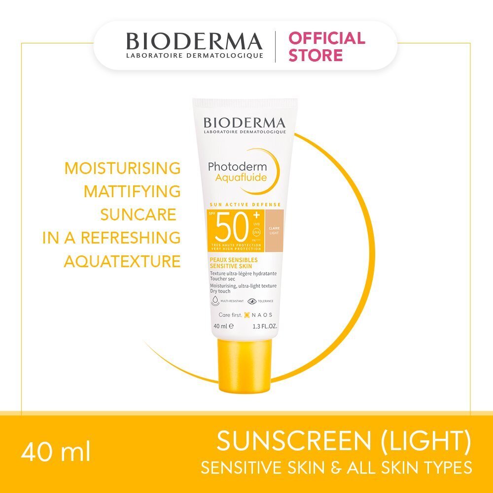 Bioderma Photoderm Aquafluide Sun Active Defense SPF50+ Light 40ML