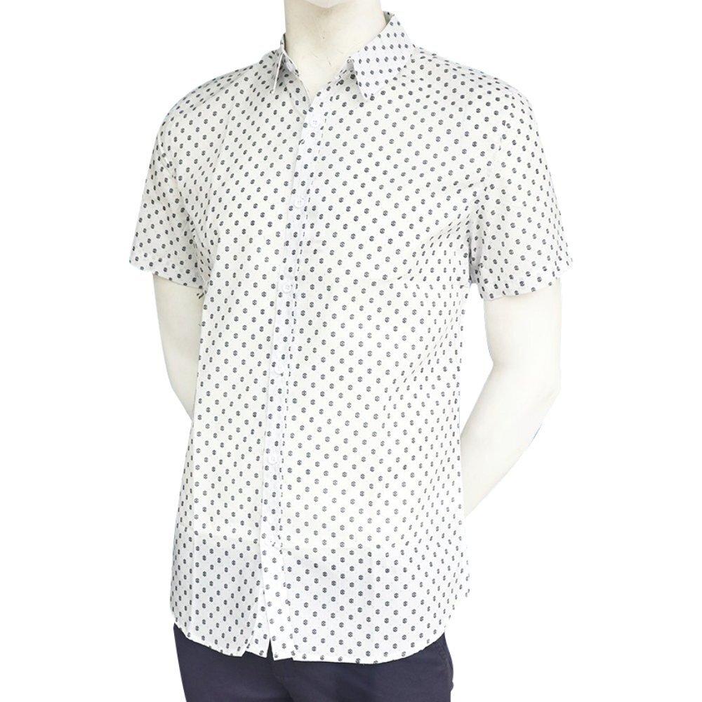 Cottonfield Men Short Sleeve Printed Shirt C99 (XL)