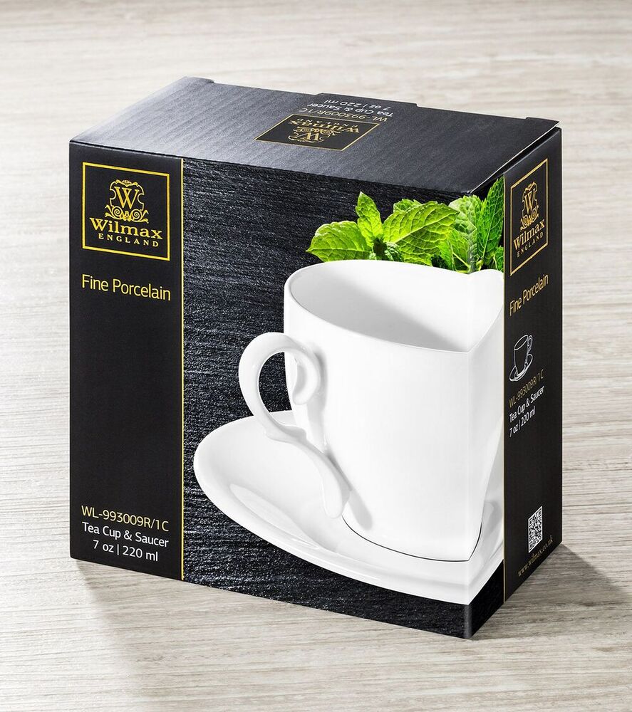 Wilmax 7OZ, 220ML Tea cup & Saucer WL-993009R