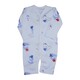Te Te & Ta Ta Long Romper Short Sleeves Blue 0-3 Months (3Pcs/1Set) KRP-L101