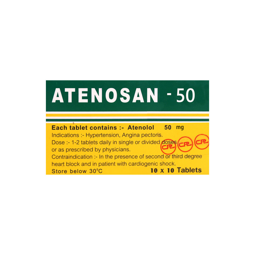 Atenosan 50MG 1X10