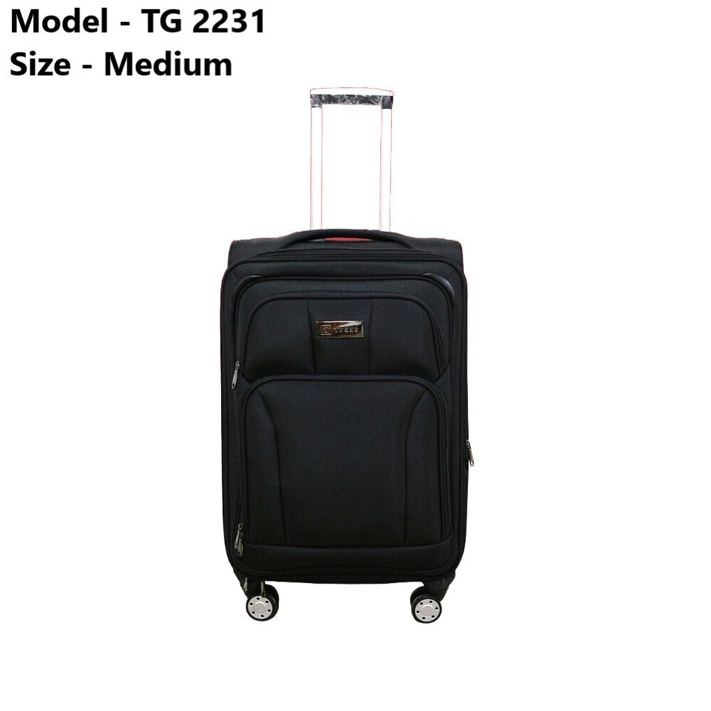 Trend Luggage Black (Nylon) TG2231 24IN