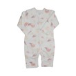 Te Te & Ta Ta Long Romper Short Sleeves Pink 6-9 Months (3Pcs/1Set) KRP-L101