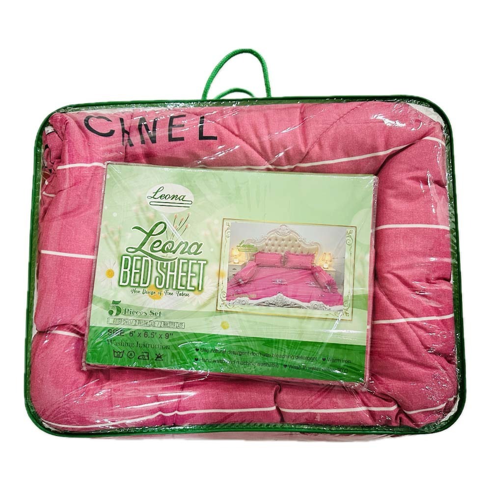 Leona Bed Sheet (set)  Double SE02 (Leona Set-015)
