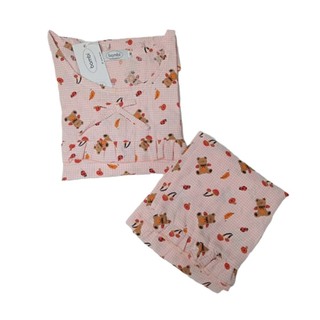 Bambi Women Night Wear Cotton Oneset Blue AA0041 XL