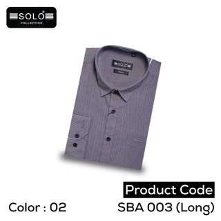 Solo Collection SBA 003 (Long) Slim Fit Shirt Medium 05